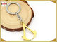 Hangbag 부속품 금속 열쇠 고리, 짜개진 조각 또는 Keychain 황금 도금 대량 반지